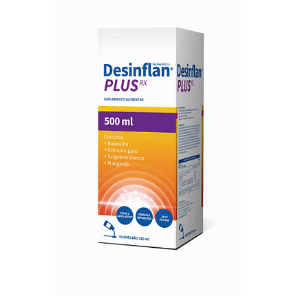 Desinflan Plus RX, suplemento alimentar