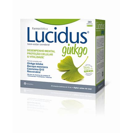 Lucidus Ginkgo, suplemento alimentar sem açúcar