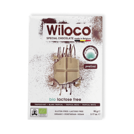 Wiloco Chocolate Tropical Branco com Praliné Alimentação
