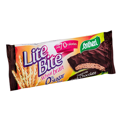 Barra de Chocolate Negro Lite Bite, sem açúcar