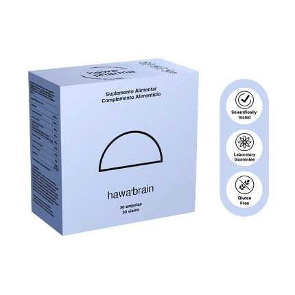 Hawa Brain Hawa Pharma Suplemento Alimentar Concentração Memória Resistência Intelectual