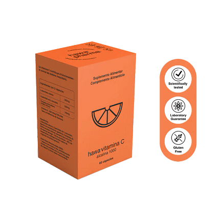 Hawa Vitamina C Hawa Pharma Suplemento Alimentar Vitaminas Sistema Respiratório Imunitário