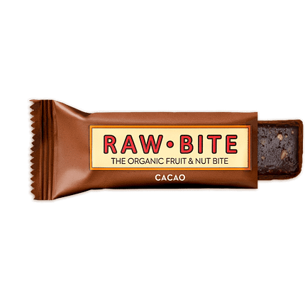 Barra de Cacau RawBite, biológica, sem açúcar, vegan