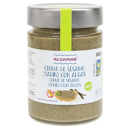 Creme de Sésamo (Tahin) com Algas, biológico