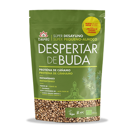 Despertar de Buda Proteína de Cânhamo, sem glúten, vegan