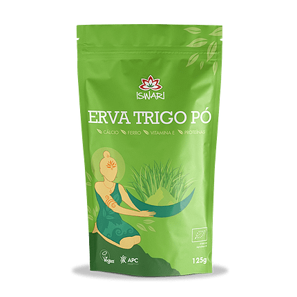 Erva de Trigo em Pó, biológico, sem glúten, vegan