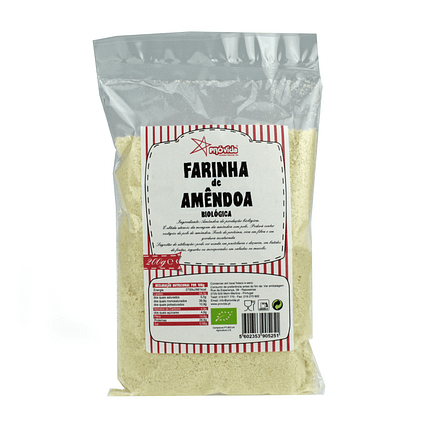 Farinha de Amêndoa, produto biológico