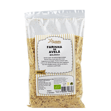 Farinha de Avelã, produto biológico