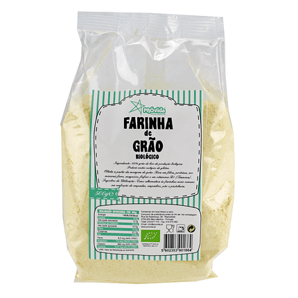 Farinha de Grão de Bico, 100% grão de bico biológico