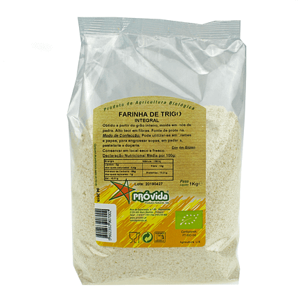 Farinha de Trigo Integral, biológica
