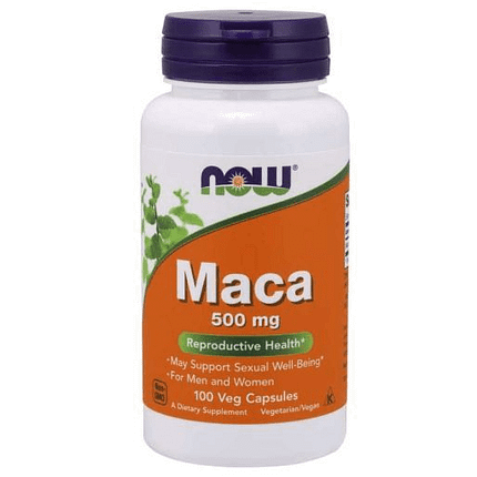 Maca 500mg, suplemento alimentar vegan e vegetariano