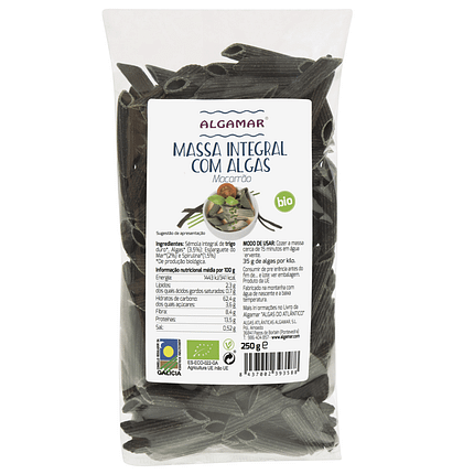 Massa Integral com Algas Macarrão, biológico