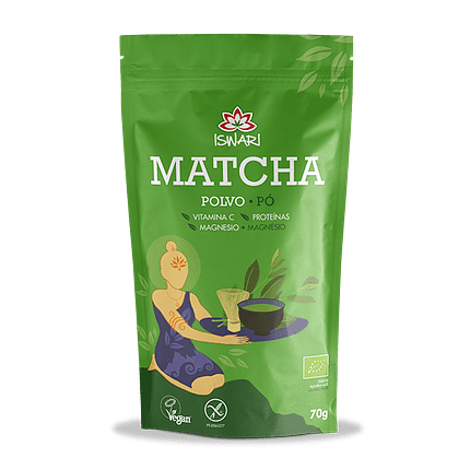 Matcha em Pó Bio, sem glúten, vegan