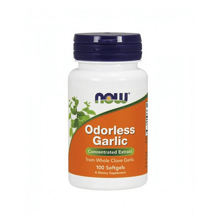 Alho sem odor (super odorless garlic) 50mg, suplemento alimentar sem açúcar, sem glúten, sem sal