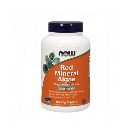 Red Mineral Algae, suplemento alimentar sem glúten, vegan e vegetariano
