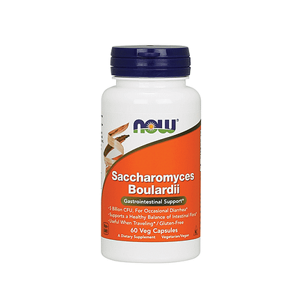 Saccharomyces Boulardii, sem glúten, sem lactose, sem sal, vegan, vegetariano