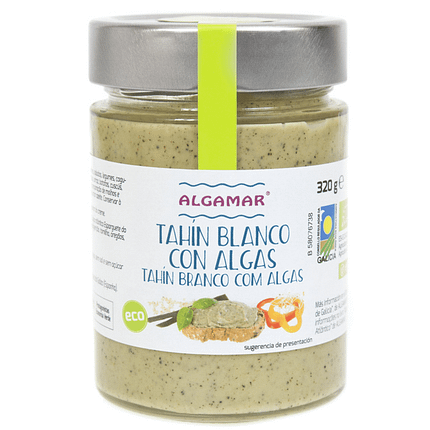 Tahín Branco com Algas, biológico