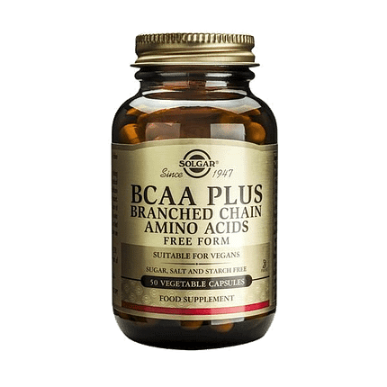 BCAA Plus Branched Chain Amino Acids suplemento alimentar sem açúcar, sem sal, vegan