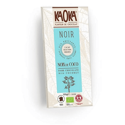 Chocolate Preto Biológico com Coco Tostado