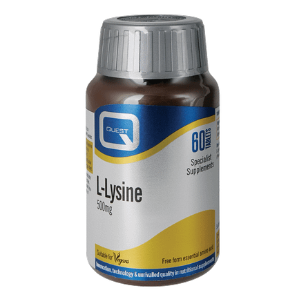 L-Lisina 500, suplemento alimentar vegan e vegetariano