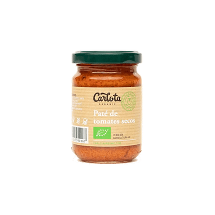 Paté de Tomates Secos Bio, sem glúten, vegan