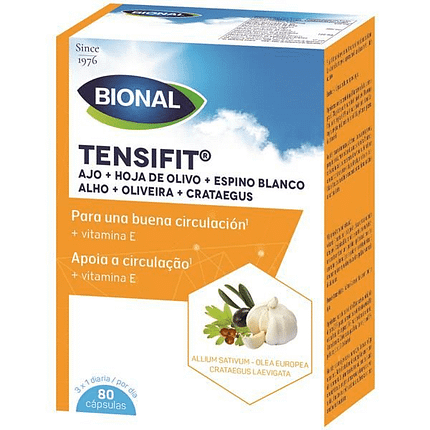 Tensifit Alho + Oliveira + Crataegus, suplemento alimentar