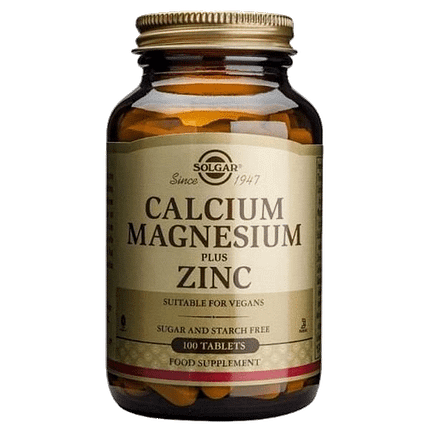 Cálcio Magnésio + Zinco, suplemento alimentar vegan