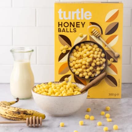 Cereais Honey Balls Alimentação Turtle