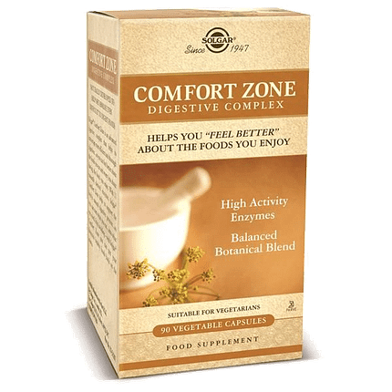 Comfort Zone Digestive Complex, suplemento alimentar vegetariano