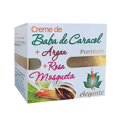 Creme Baba de Caracol + Argan + Rosa Mosqueta