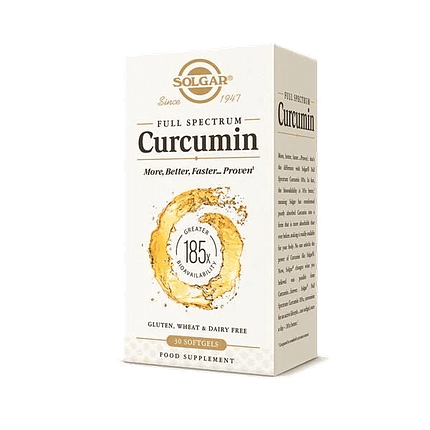 Full Spectrum Curcumina, suplemento alimentar sem açúcar, sem sal