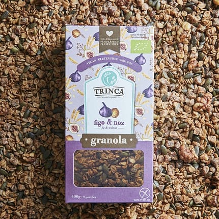 Granola de Figo e Noz, biológica, sem glúten
