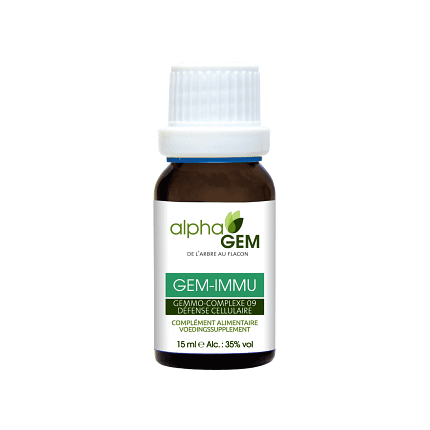 Gem-Immu Complexo 9 Defesas naturais Suplemento Alimentar Alphagem Sistema Imunitário