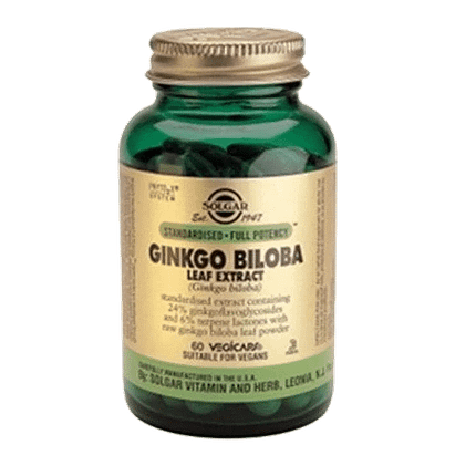Ginkgo Biloba Extrato da Folha solgar
