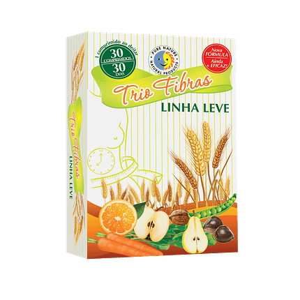 Linha Leve Trio Fibras, suplemento alimentar