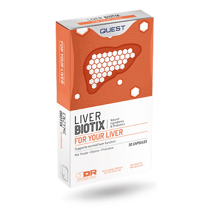 Liver Biotix, suplemento alimentar vegan e vegetariano