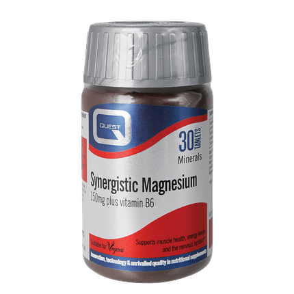 Magnésio Sinérgico, suplemento alimentar vegan