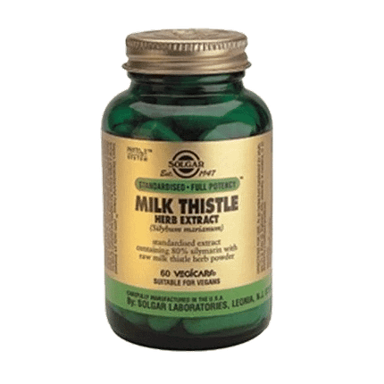 Milk Thistle Herb Extract, suplemento alimentar vegan