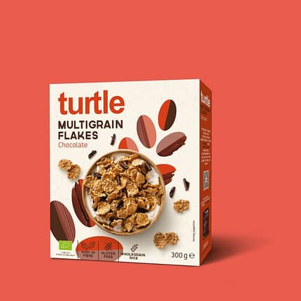 Multigrain Flakes Chocolate, biológico, sem glúten