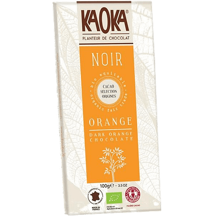 Chocolate Preto com Laranja, biológico