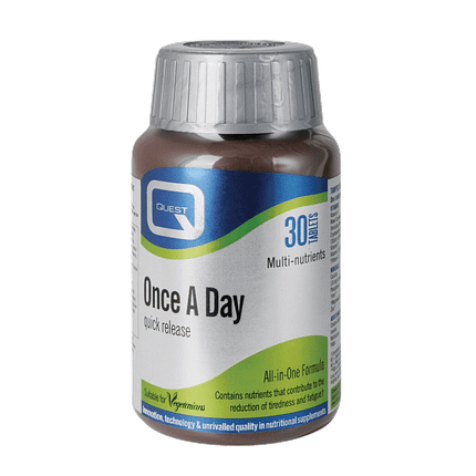 Once a Day, suplemento alimentar sem glúten, vegetariano