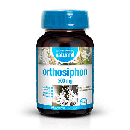 Orthosiphon, suplemento alimentar sem açúcar, sem glúten, sem lactose, sem soja