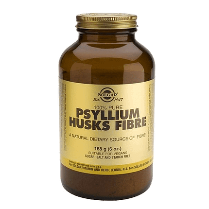 Psyllium Husks Fibre em Pó, suplemento alimentar sem açúcar, sem sal, vegan