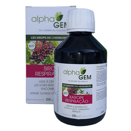 Xarope da Respiração, suplemento alimentar biológico