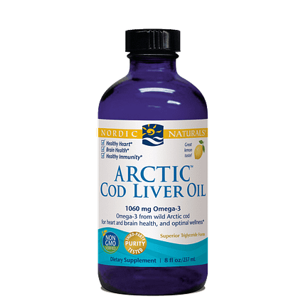 Artic-D Cod Liver Oil, suplemento alimentar sem glúten