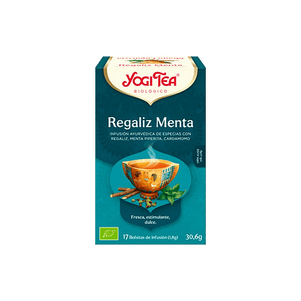 Infusão Alcaçuz Menta, biológico, sem glúten, vegan