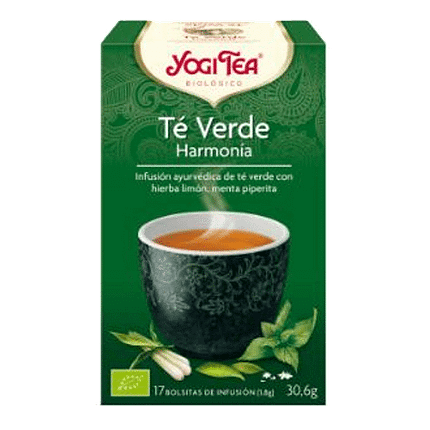 Chá Verde Harmonia, biológico, sem glúten, vegan