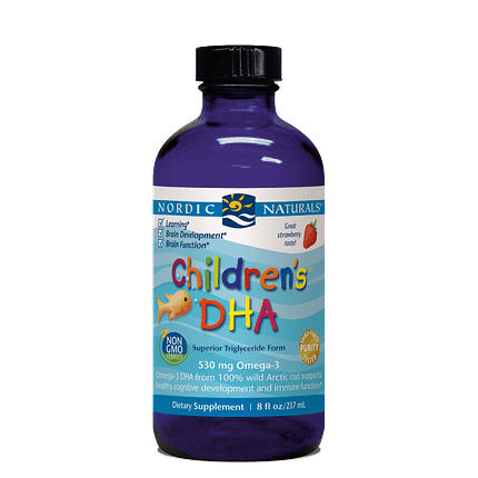 Children's DHA, suplemento alimentar sem glúten