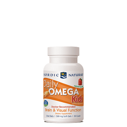 Daily Omega Kids, suplemento alimentar sem glúten