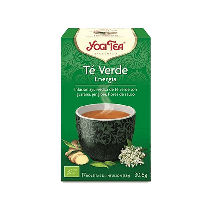 Chá Verde Energia, biológico, sem glúten, vegan